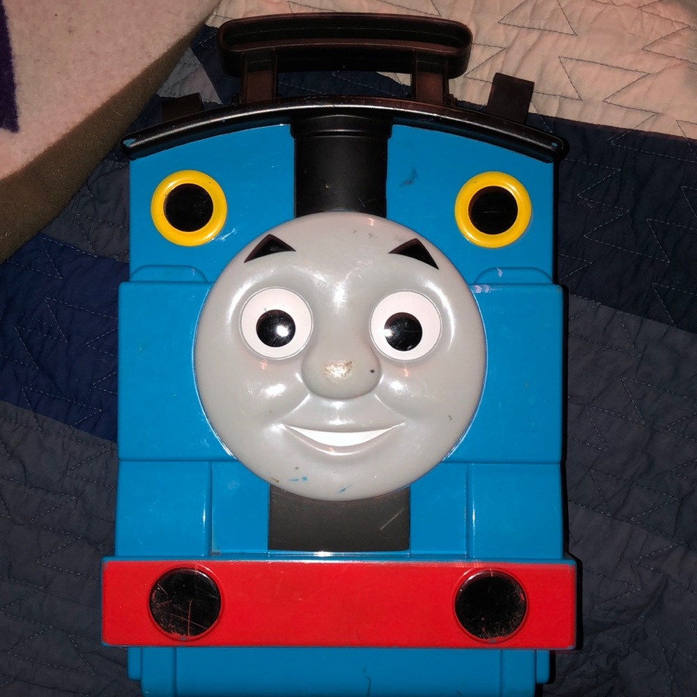 Thomas the train take along carry case 2009 Mattel used condition